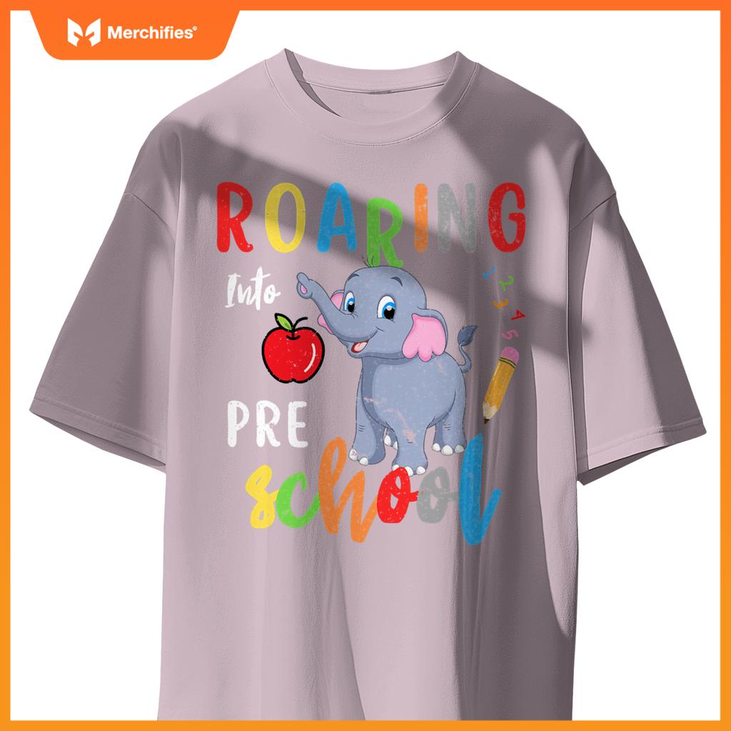 Roaring into preschool elephant teacher pre k back to school