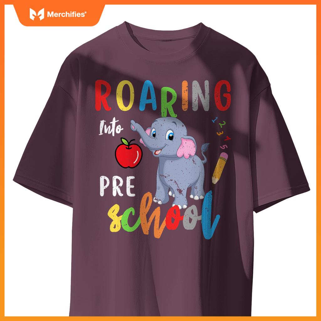 Roaring into preschool elephant teacher pre k back to school