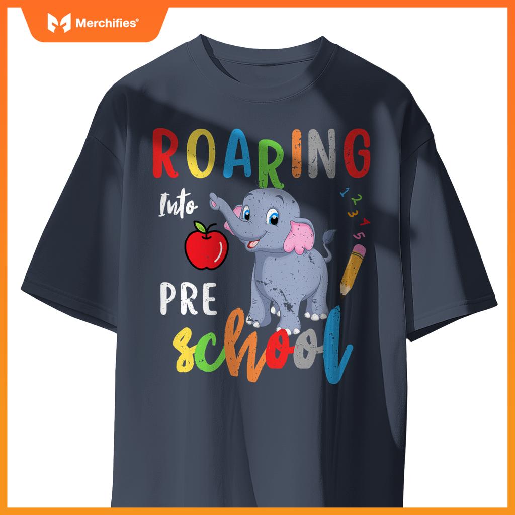 Roaring into preschool elephant teacher pre k back to school