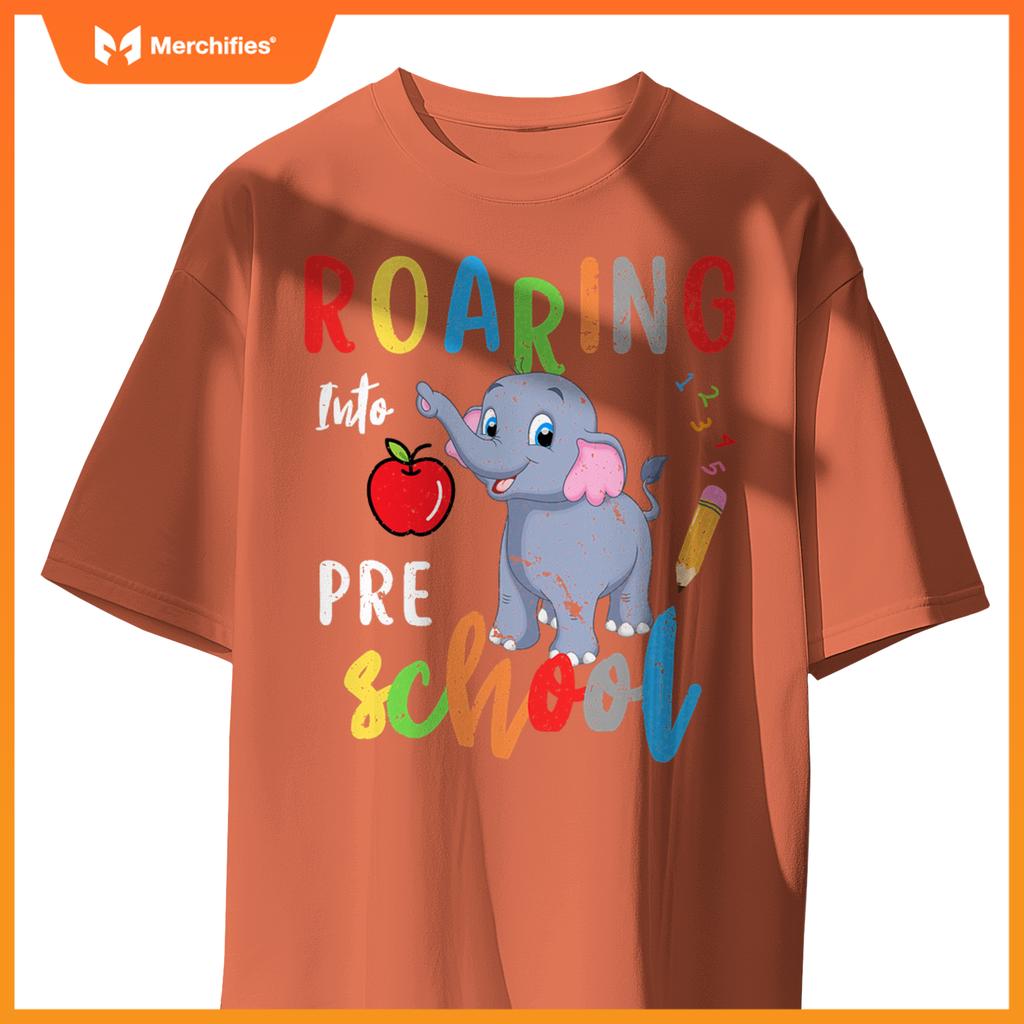 Roaring into preschool elephant teacher pre k back to school
