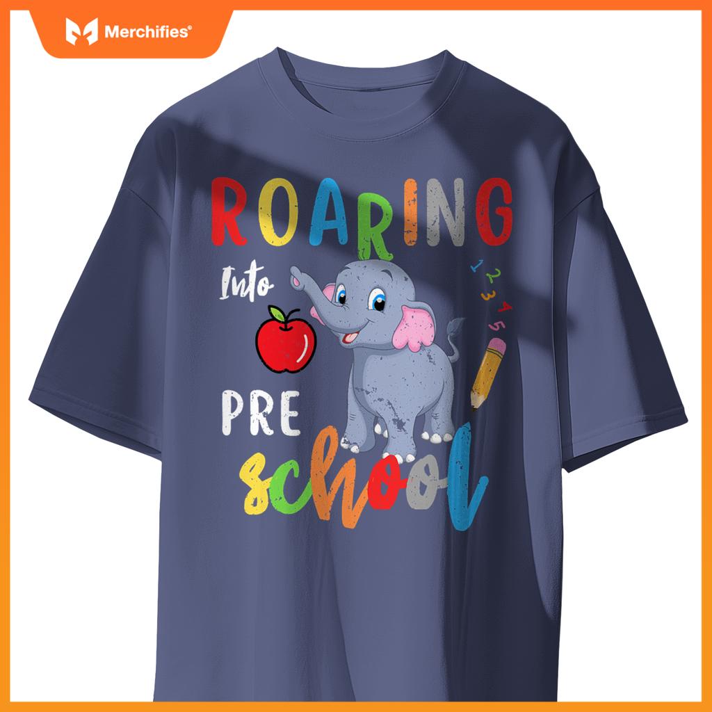 Roaring into preschool elephant teacher pre k back to school