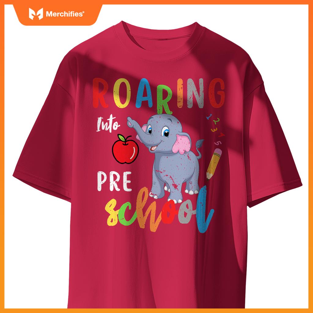 Roaring into preschool elephant teacher pre k back to school