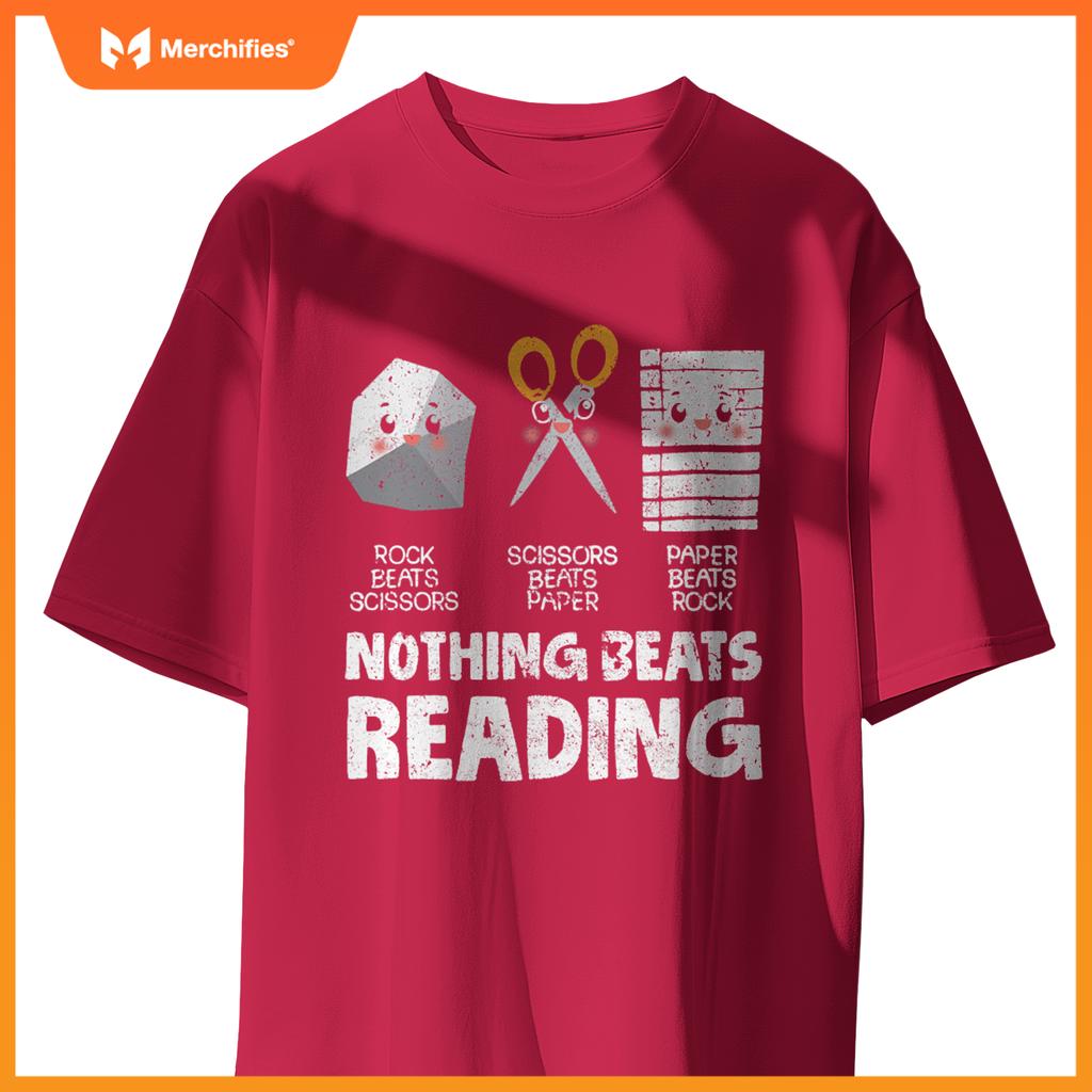 Rock paper scissor reading book reading teacher bookworm te