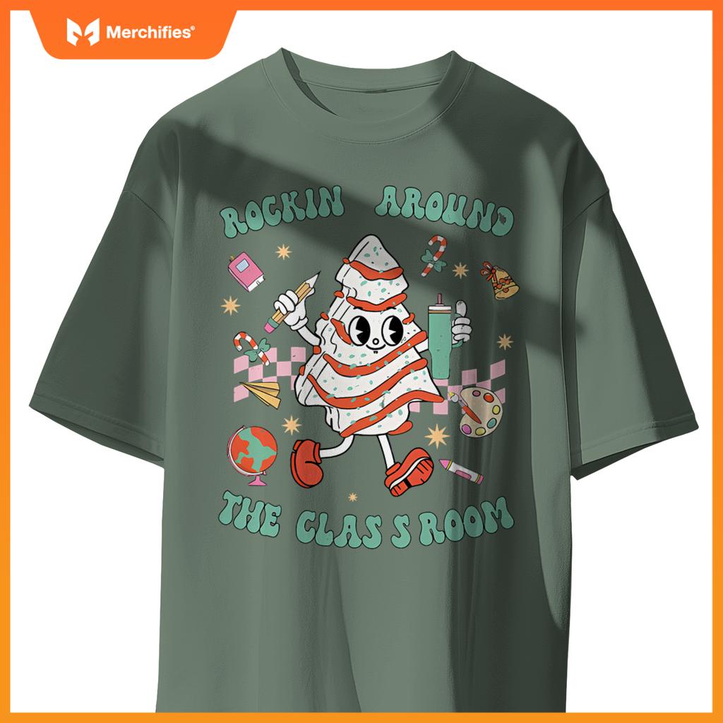 Rocking around  classroom  teacher student christmas