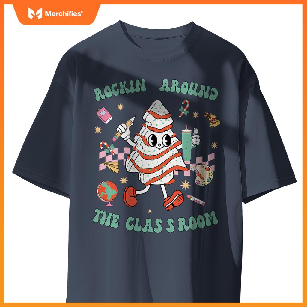 Rocking around  classroom  teacher student christmas
