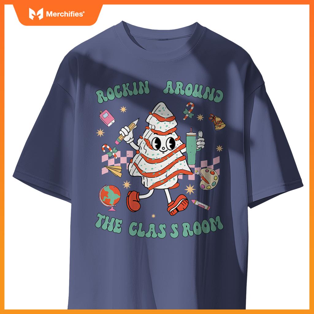 Rocking around  classroom  teacher student christmas