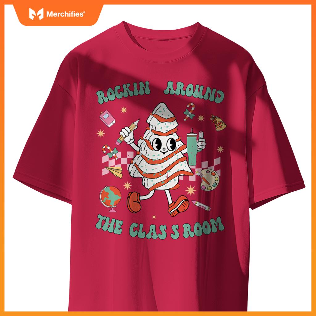 Rocking around  classroom  teacher student christmas
