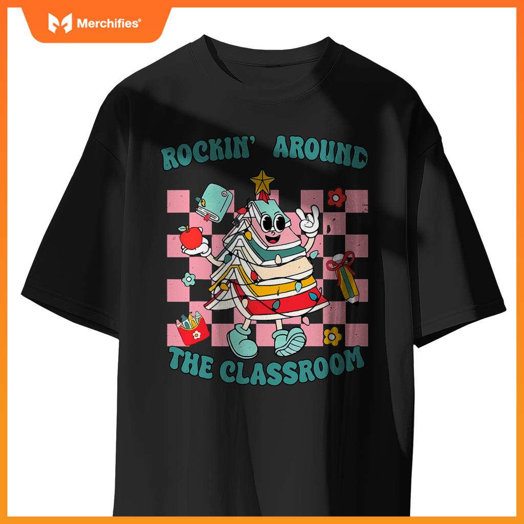 Rocking around classroom merry reading teacher christmas
