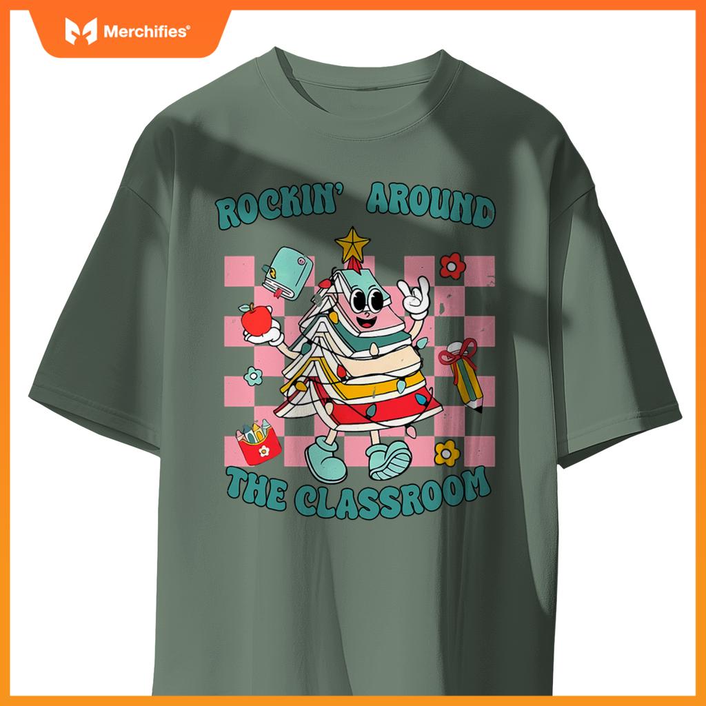 Rocking around classroom merry reading teacher christmas
