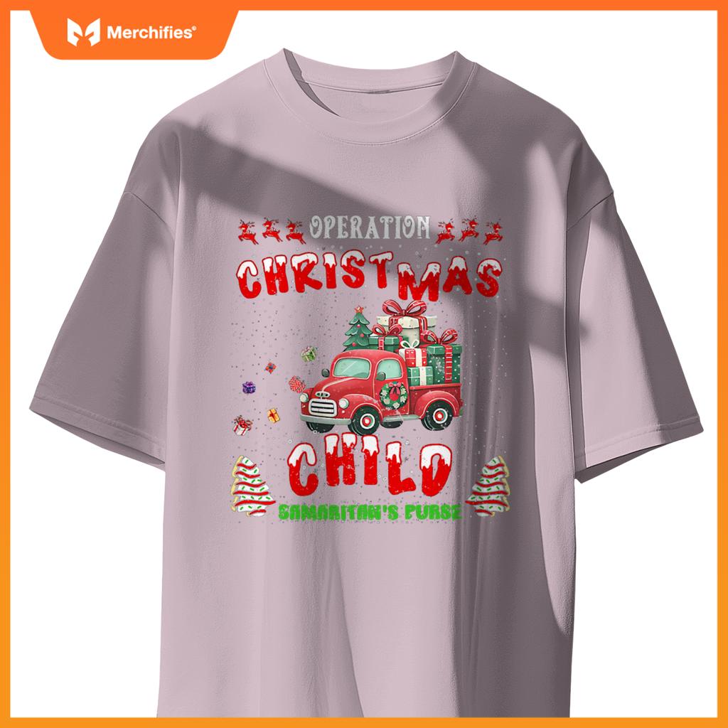 Samaritans Purse Operation Christmas Car Child  Xmas T-Shirt