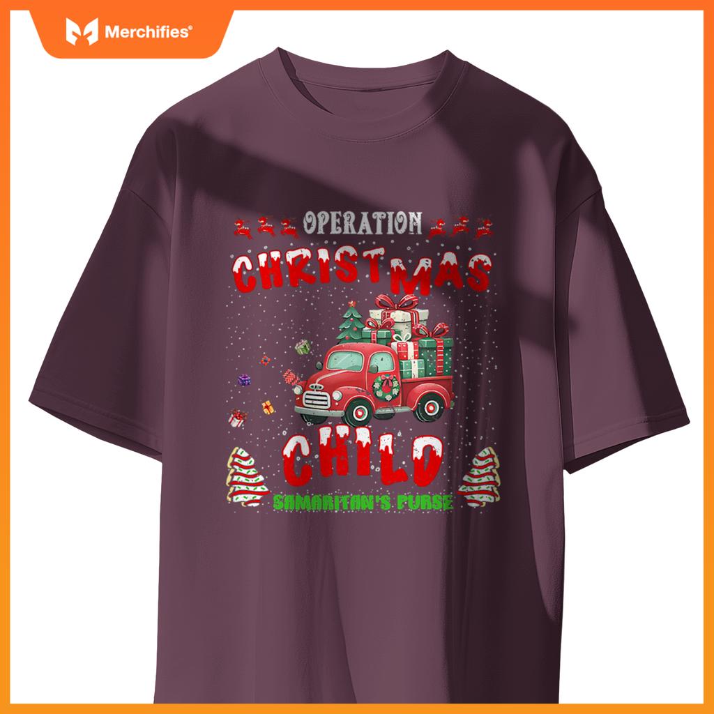 Samaritans Purse Operation Christmas Car Child  Xmas T-Shirt