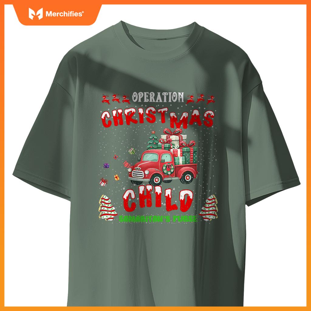Samaritans Purse Operation Christmas Car Child  Xmas T-Shirt