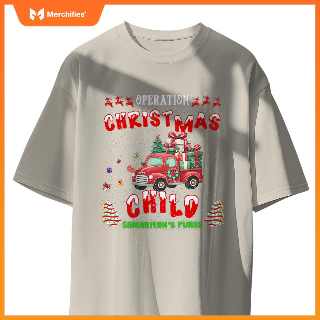Samaritans Purse Operation Christmas Car Child  Xmas T-Shirt