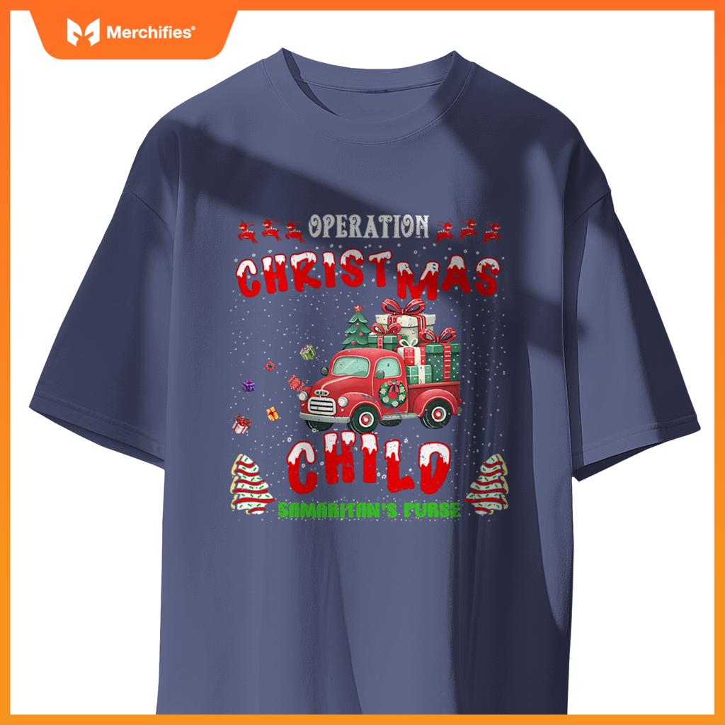Samaritans Purse Operation Christmas Car Child  Xmas T-Shirt