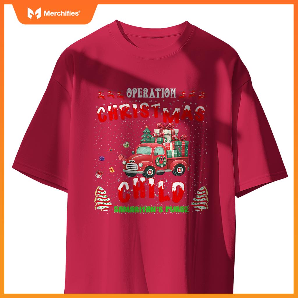 Samaritans Purse Operation Christmas Car Child  Xmas T-Shirt