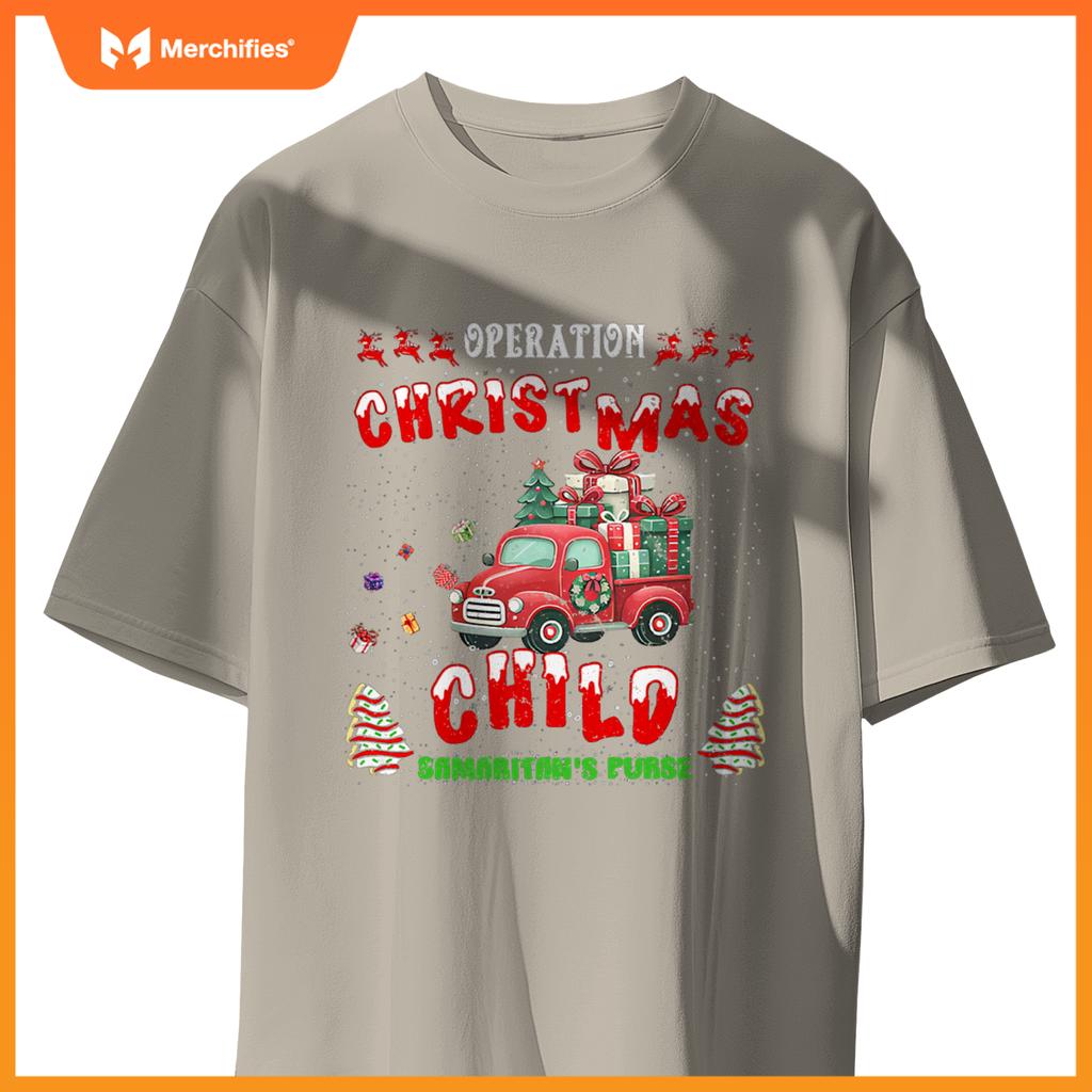 Samaritans Purse Operation Christmas Car Child  Xmas T-Shirt