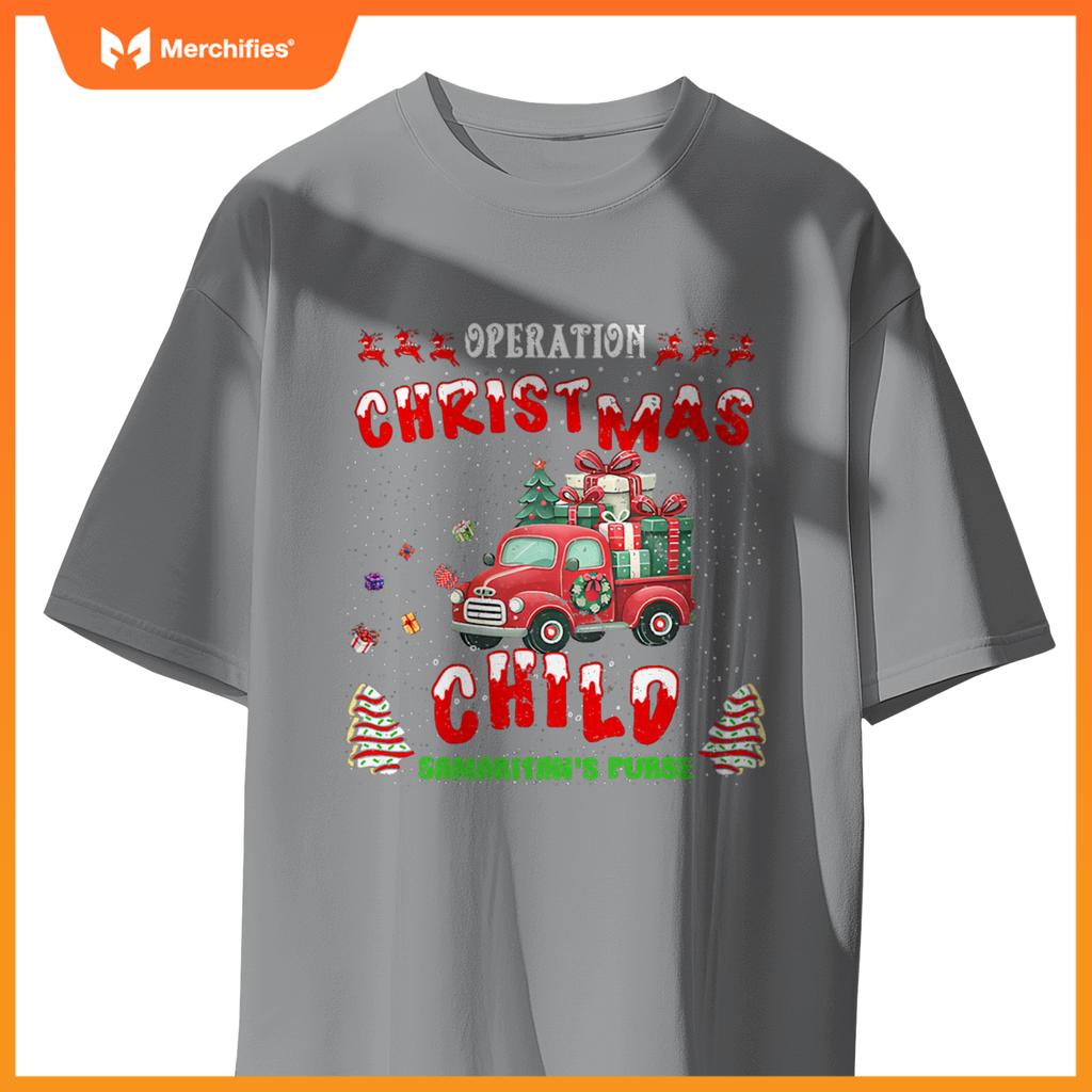 Samaritans Purse Operation Christmas Car Child  Xmas T-Shirt