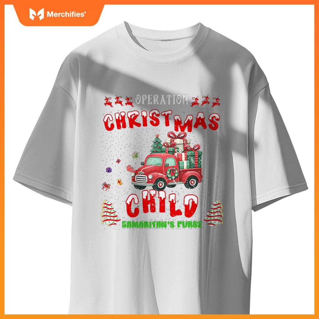 Samaritans Purse Operation Christmas Car Child  Xmas T-Shirt