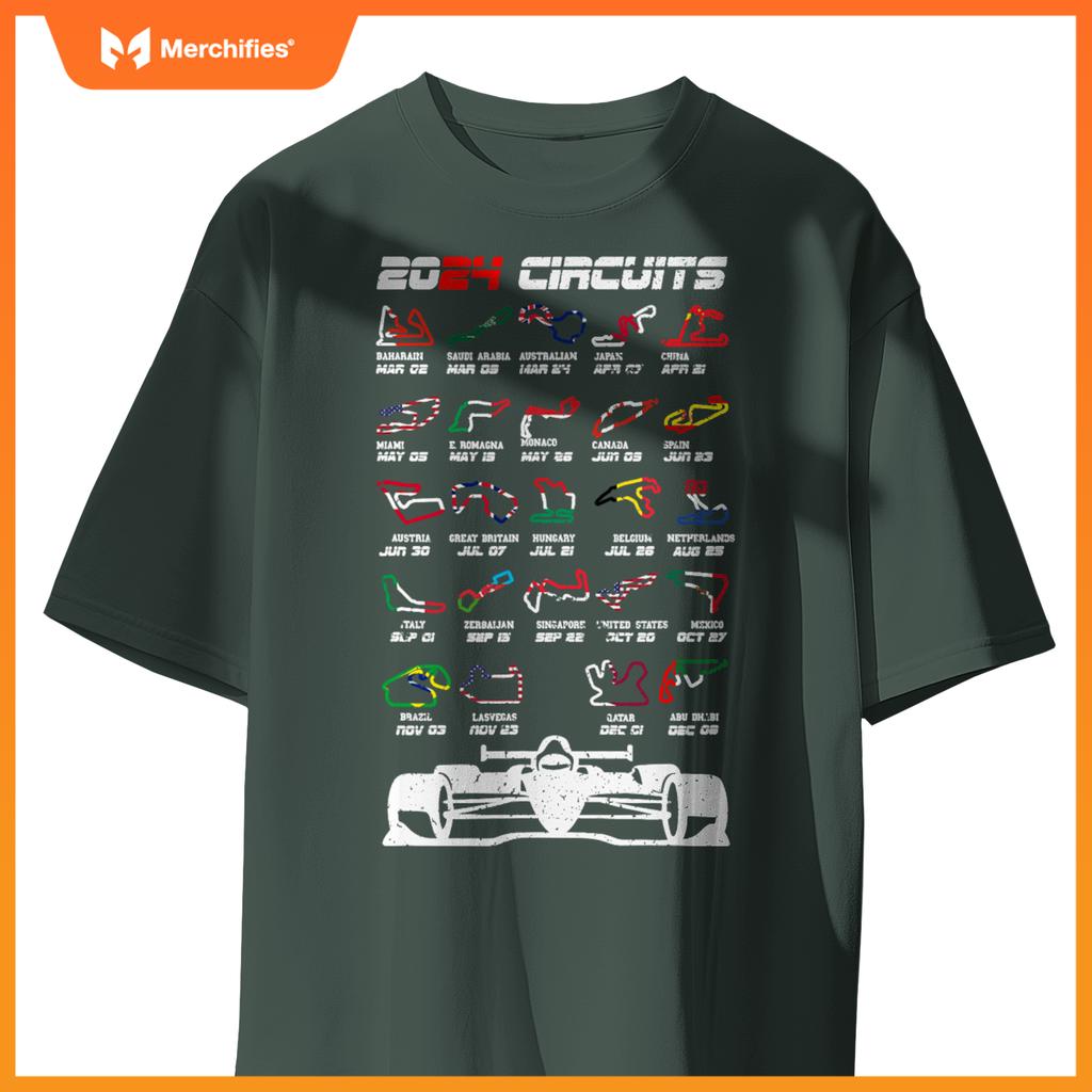 Schedule 2024 Mula Racing Track Mula Car Mula Fan T-Shirt