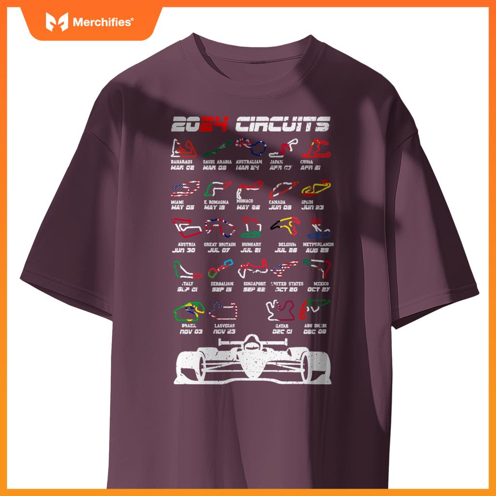 Schedule 2024 Mula Racing Track Mula Car Mula Fan T-Shirt