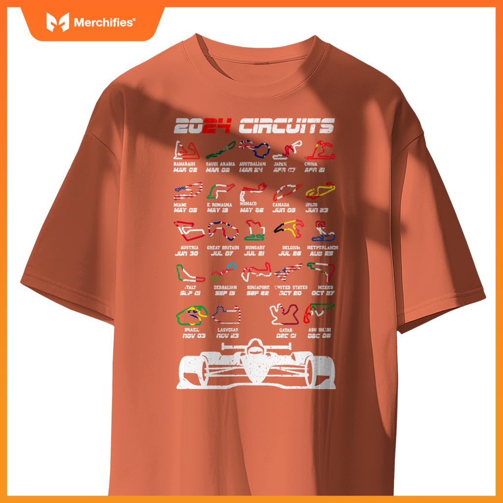 Schedule 2024 Mula Racing Track Mula Car Mula Fan T-Shirt