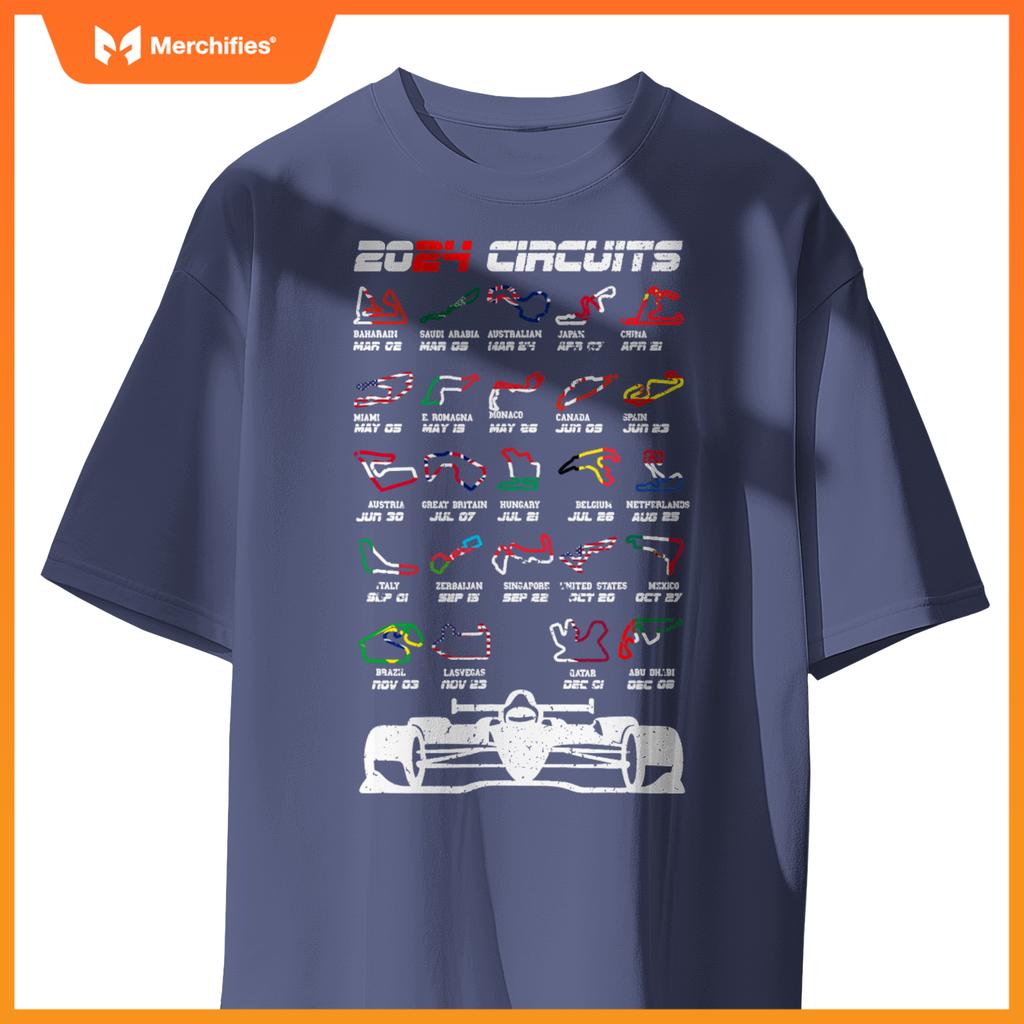 Schedule 2024 Mula Racing Track Mula Car Mula Fan T-Shirt