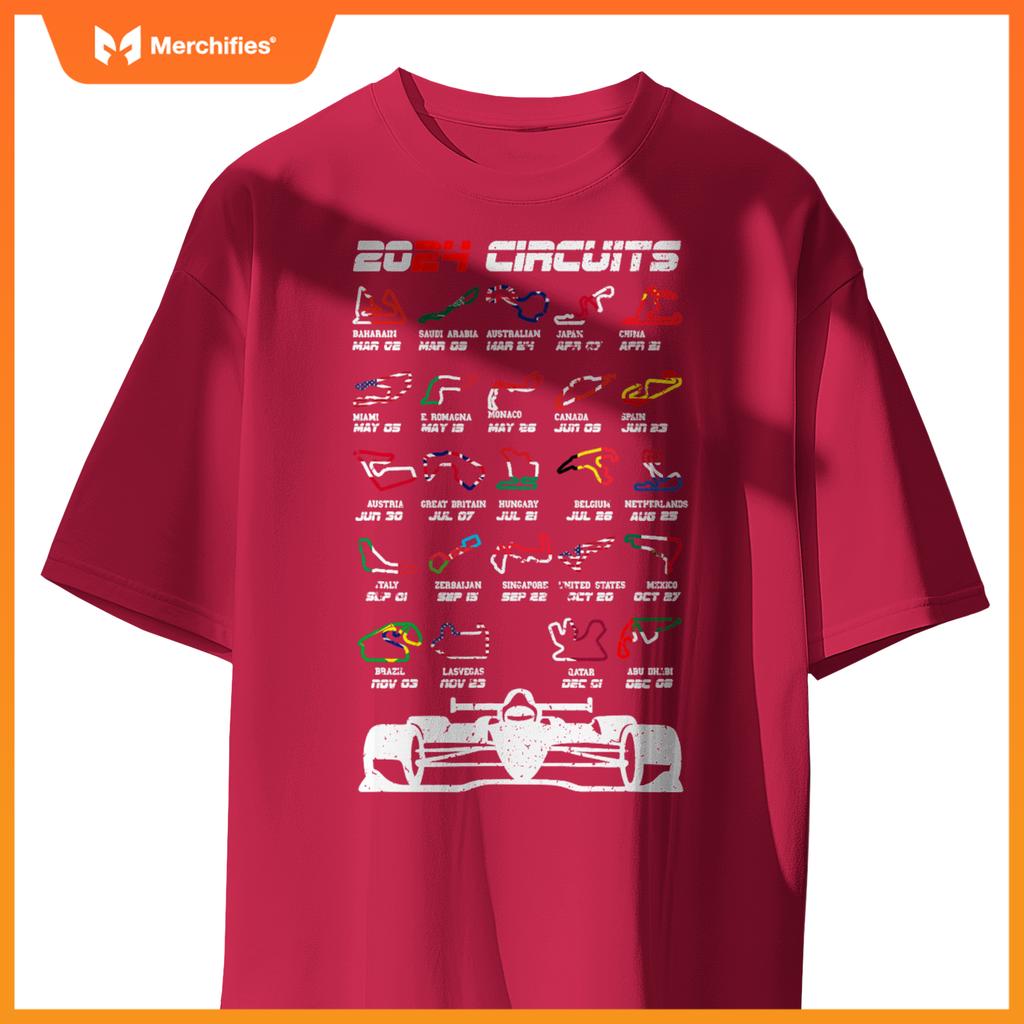 Schedule 2024 Mula Racing Track Mula Car Mula Fan T-Shirt