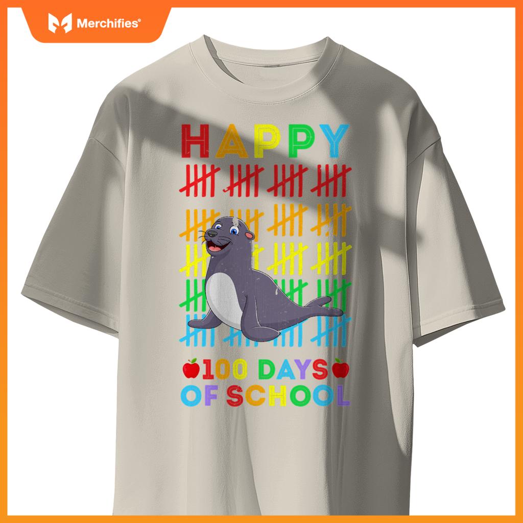 Sea lion lovers teacher student happy 100 days of school