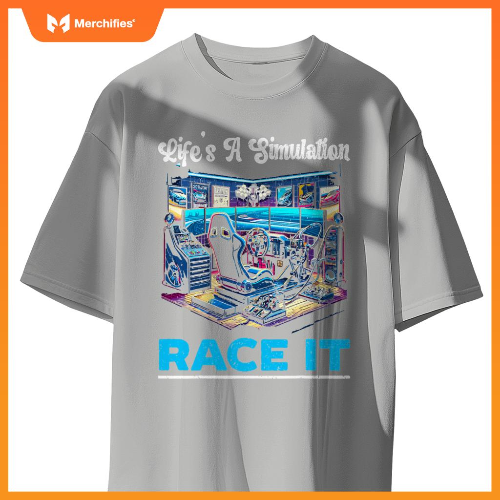 Sim Racing Sim Racer Race Car Simulator Racing T-Shirt