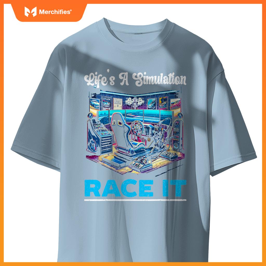 Sim Racing Sim Racer Race Car Simulator Racing T-Shirt