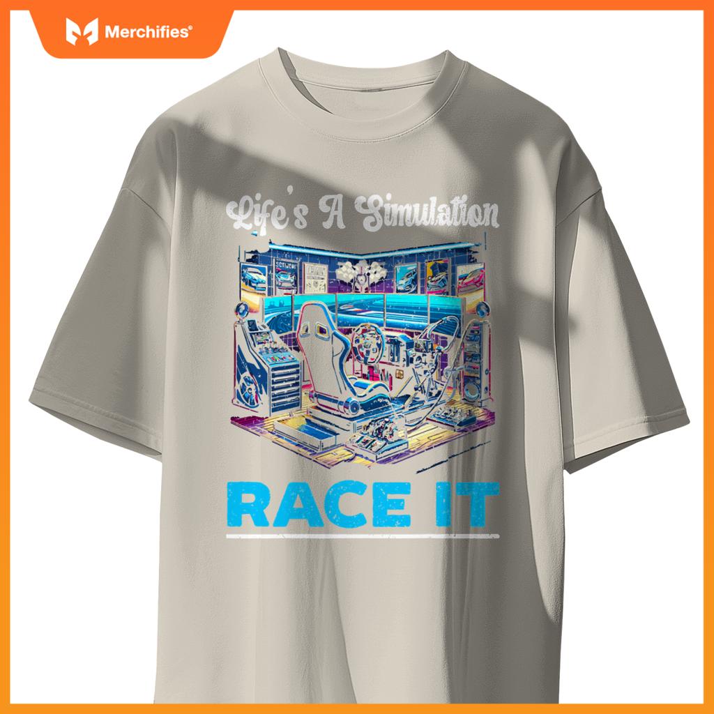 Sim Racing Sim Racer Race Car Simulator Racing T-Shirt