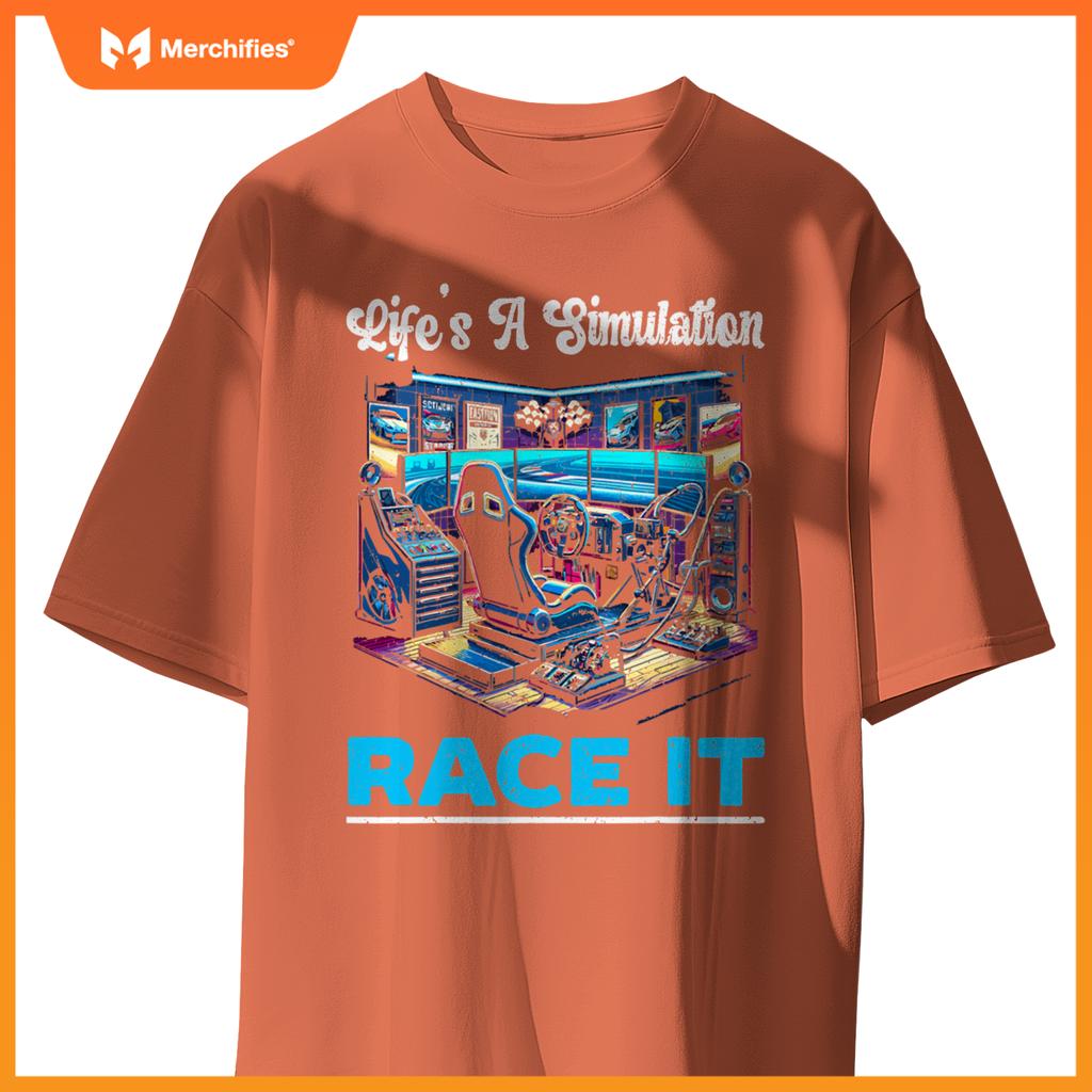 Sim Racing Sim Racer Race Car Simulator Racing T-Shirt