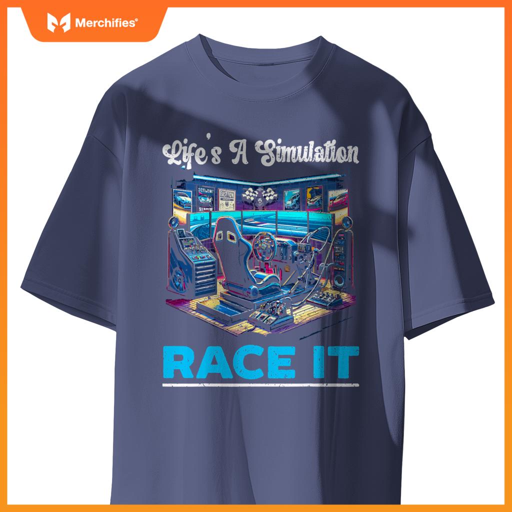 Sim Racing Sim Racer Race Car Simulator Racing T-Shirt