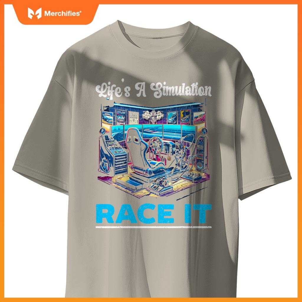 Sim Racing Sim Racer Race Car Simulator Racing T-Shirt