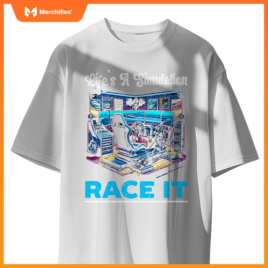 Sim Racing Sim Racer Race Car Simulator Racing T-Shirt