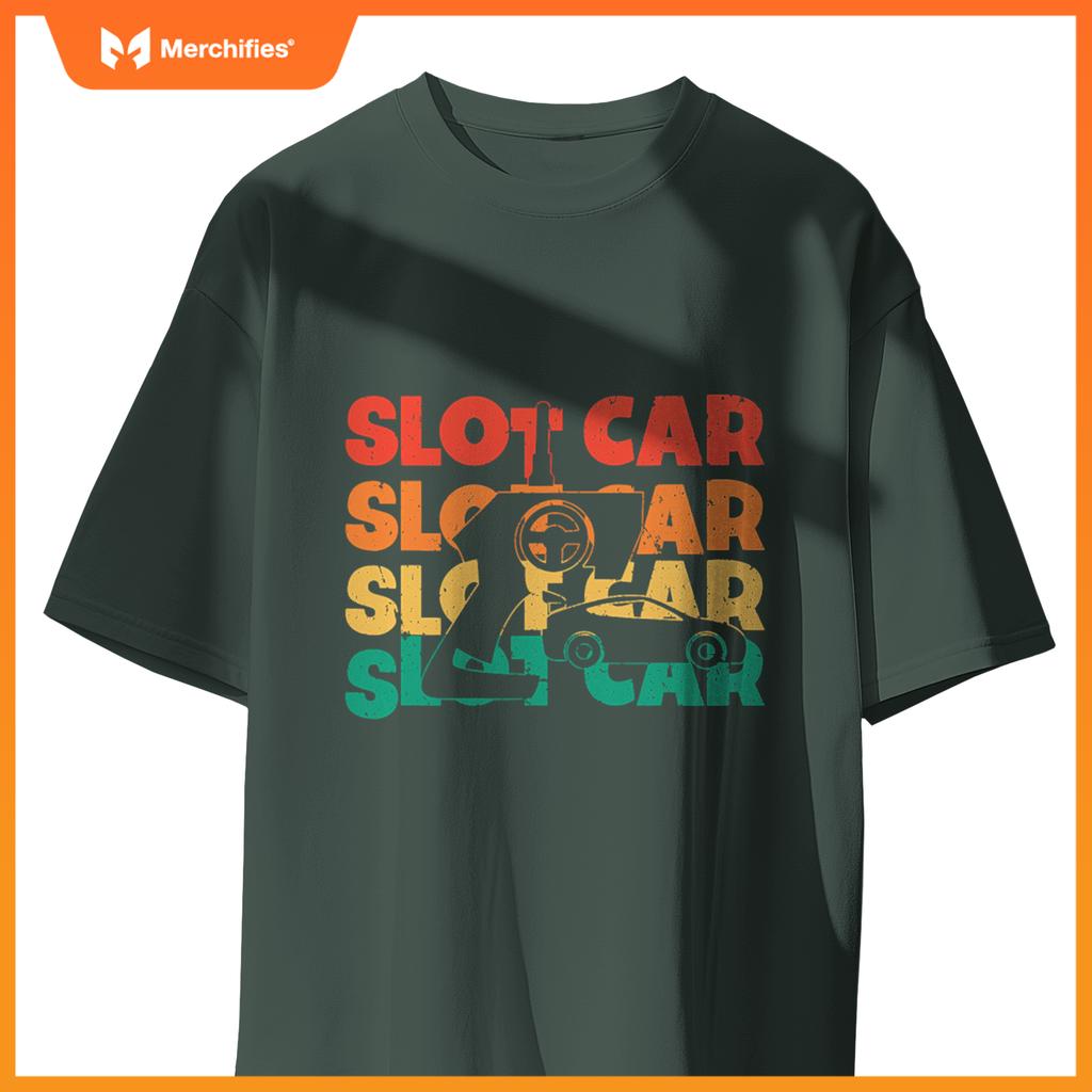 Slot Car  Text Rc Car Mini Car Slot Car Slotcar T-Shirt