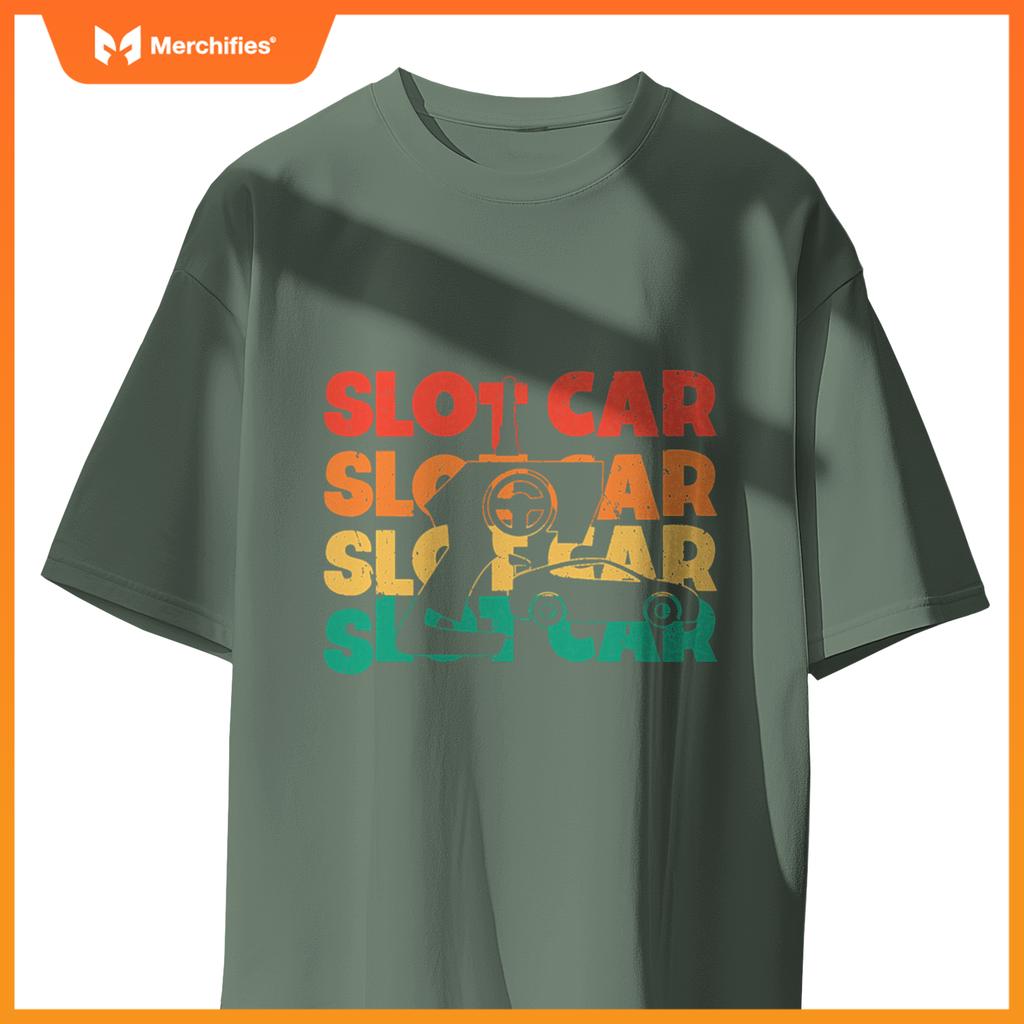 Slot Car  Text Rc Car Mini Car Slot Car Slotcar T-Shirt