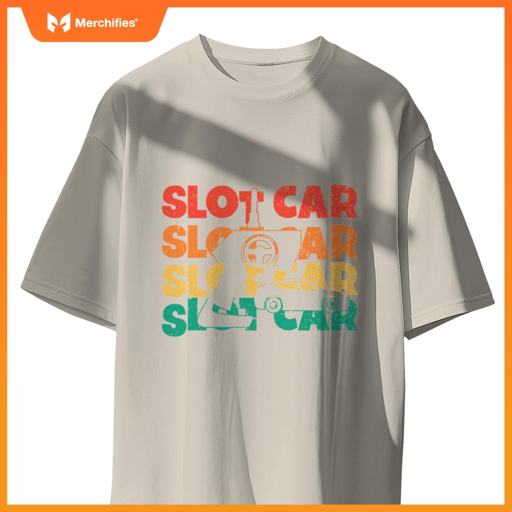 Slot Car  Text Rc Car Mini Car Slot Car Slotcar T-Shirt