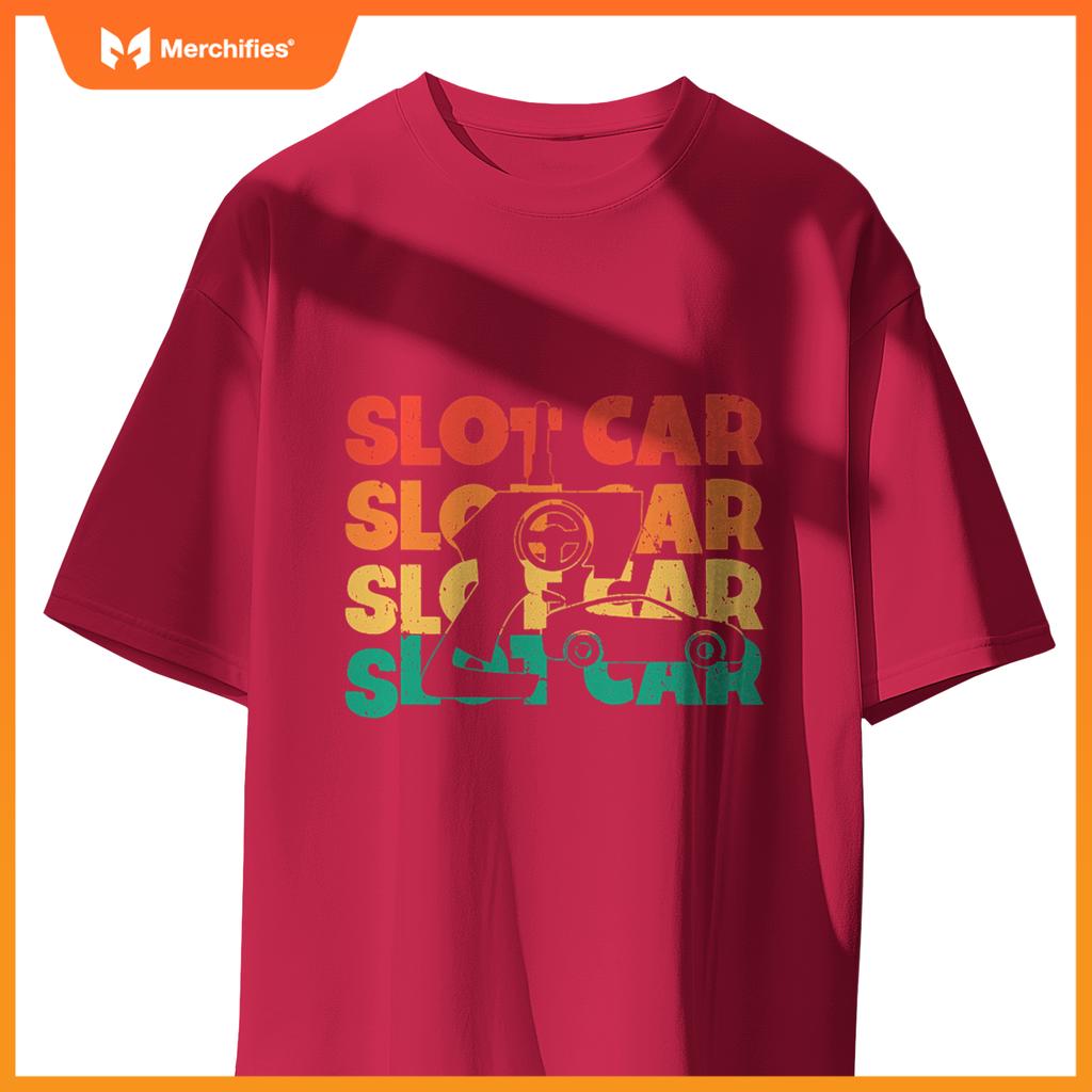 Slot Car  Text Rc Car Mini Car Slot Car Slotcar T-Shirt