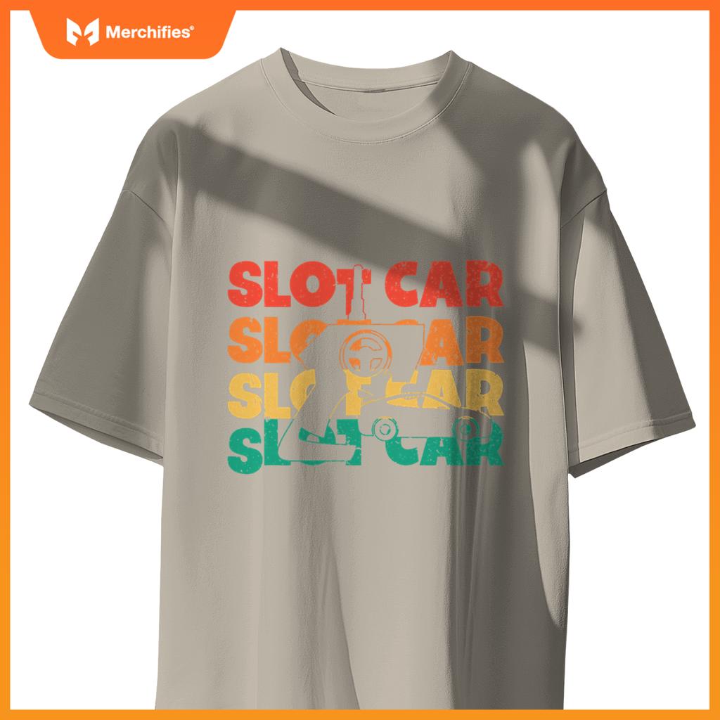 Slot Car  Text Rc Car Mini Car Slot Car Slotcar T-Shirt