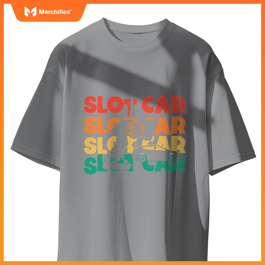 Slot Car  Text Rc Car Mini Car Slot Car Slotcar T-Shirt