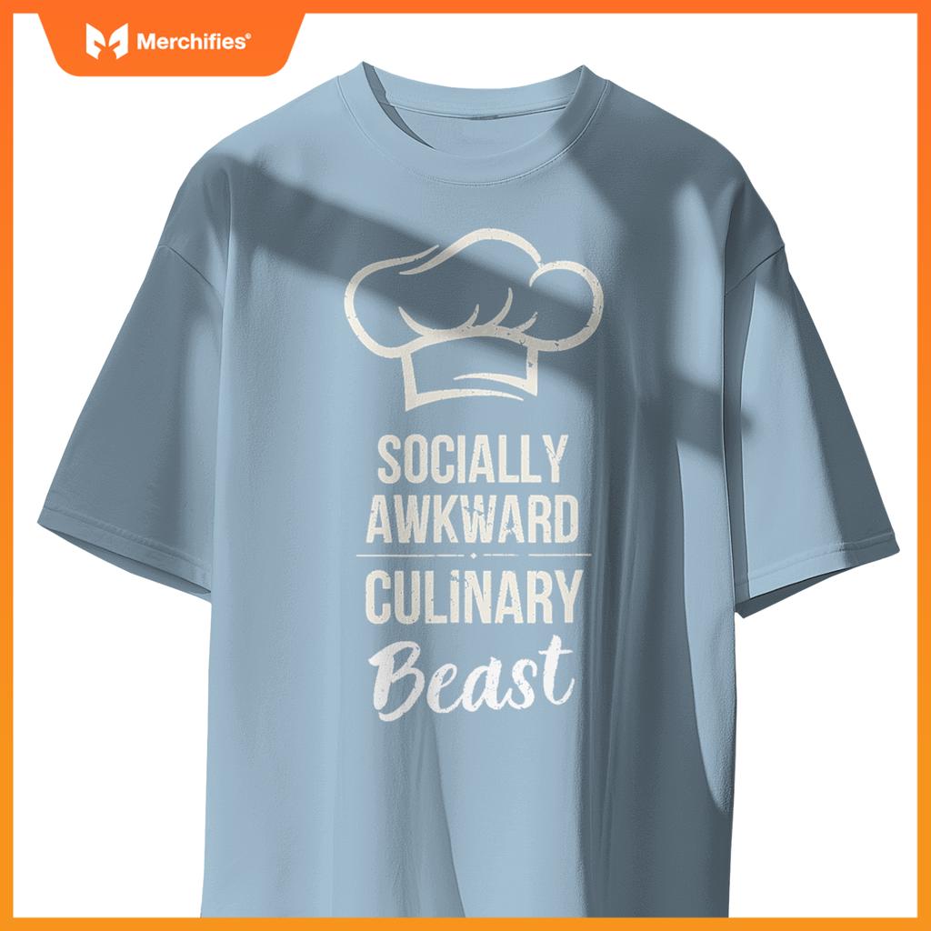Socially Awkward Culinary Beast  Cook Chef Kitchen T-Shirt