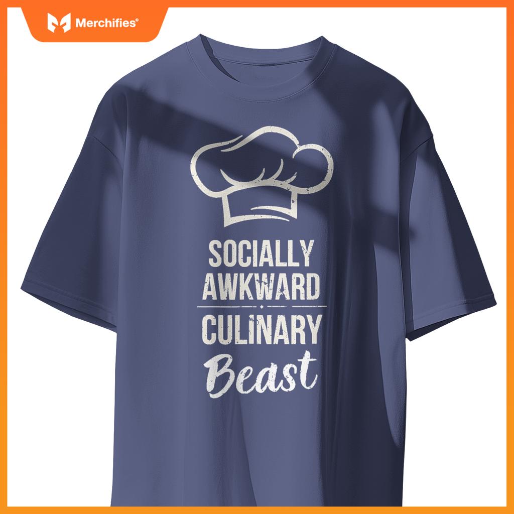 Socially Awkward Culinary Beast  Cook Chef Kitchen T-Shirt