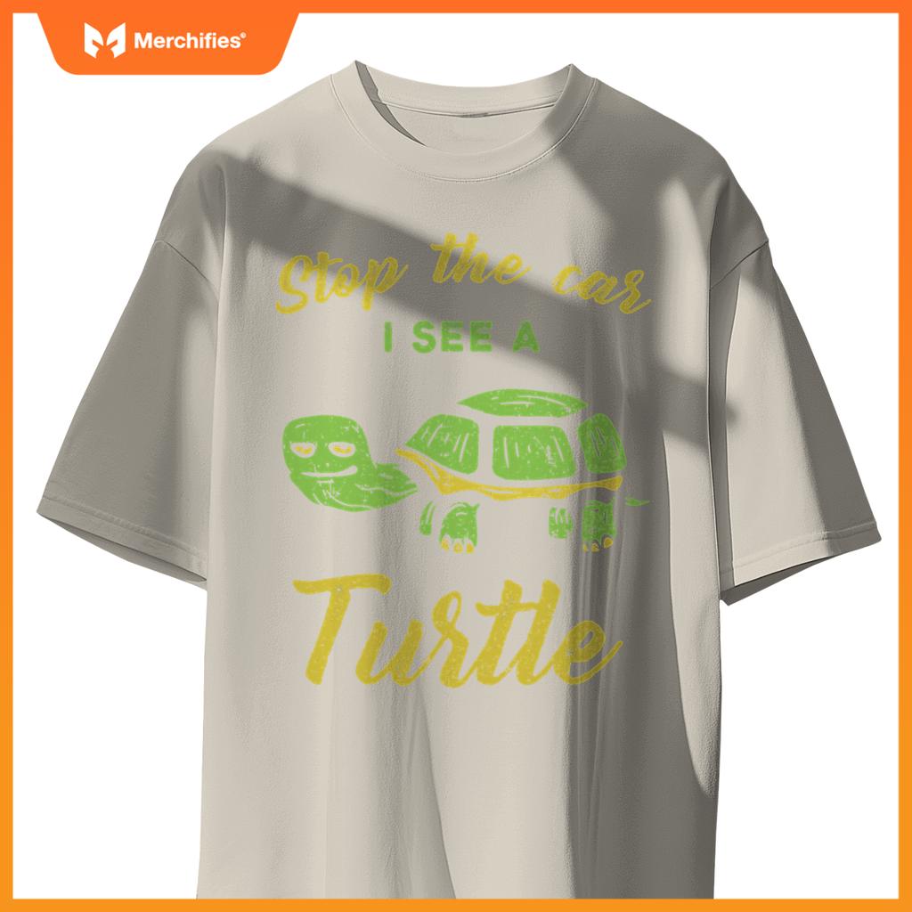 Stop Car I See A Turtle  Reptile Lovers T-Shirt