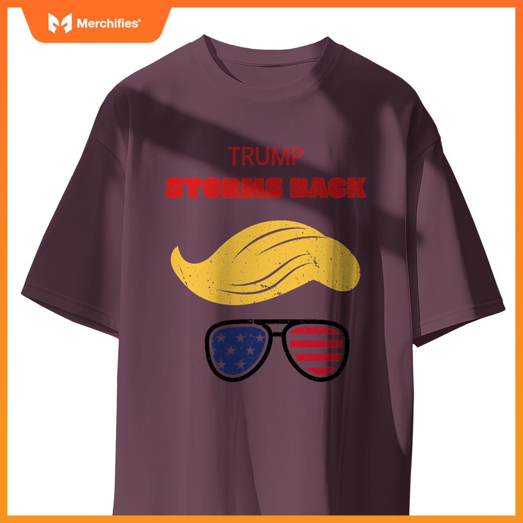 Storms back patriotic congratulation trump supporters T-Shirt
