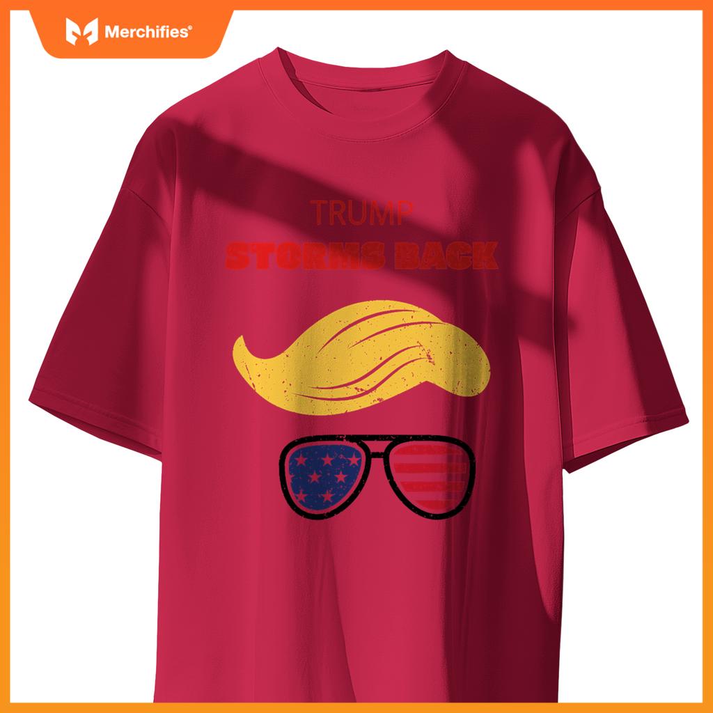 Storms back patriotic congratulation trump supporters T-Shirt