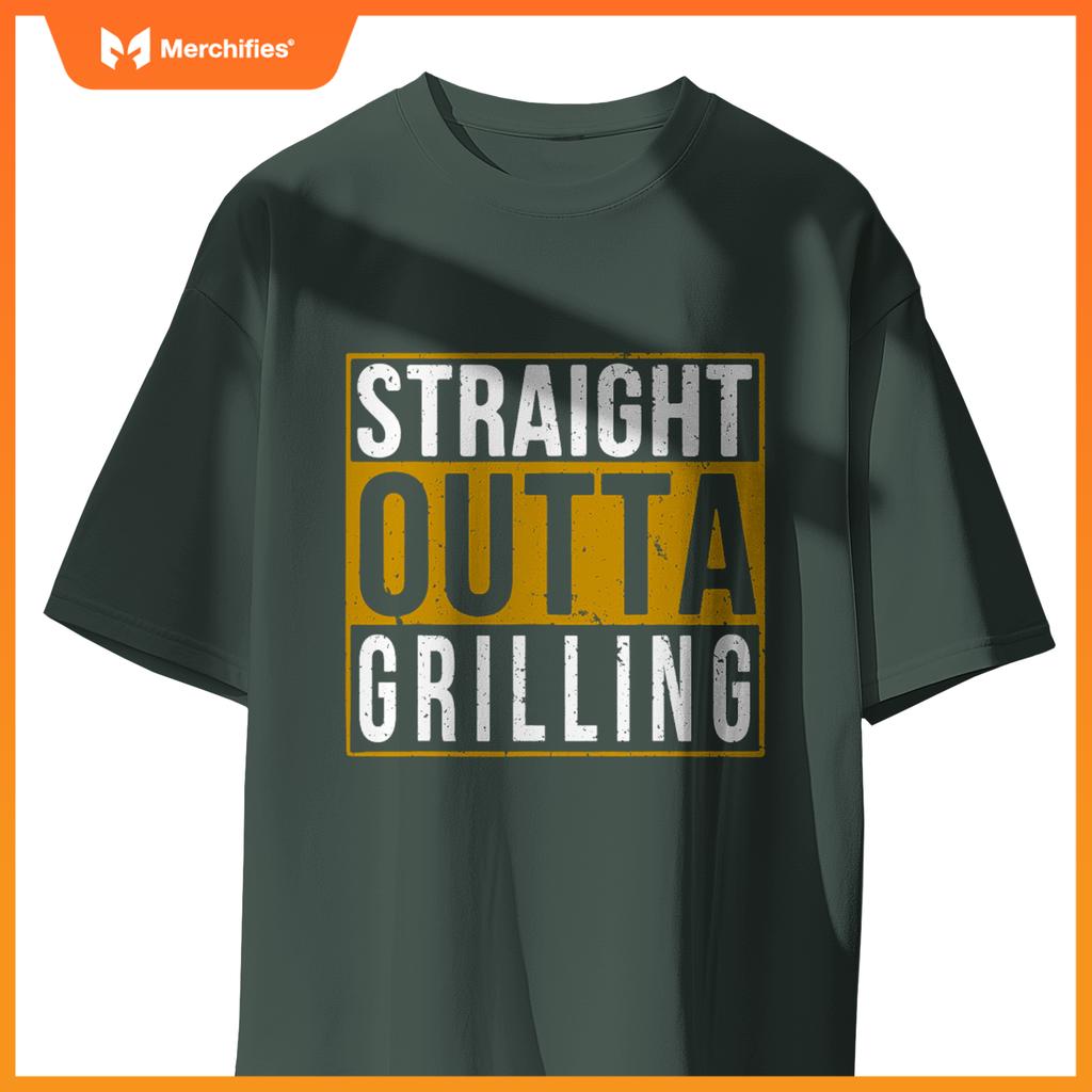 Straight Outta Grilling T - Cooking Chef T-Shirt