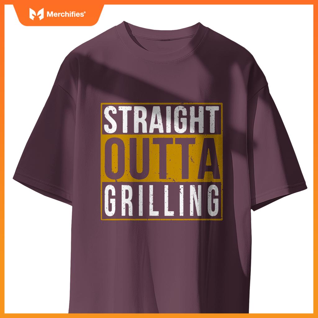 Straight Outta Grilling T - Cooking Chef T-Shirt