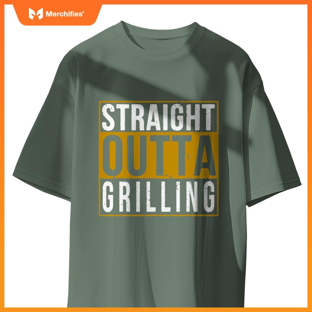 Straight Outta Grilling T - Cooking Chef T-Shirt