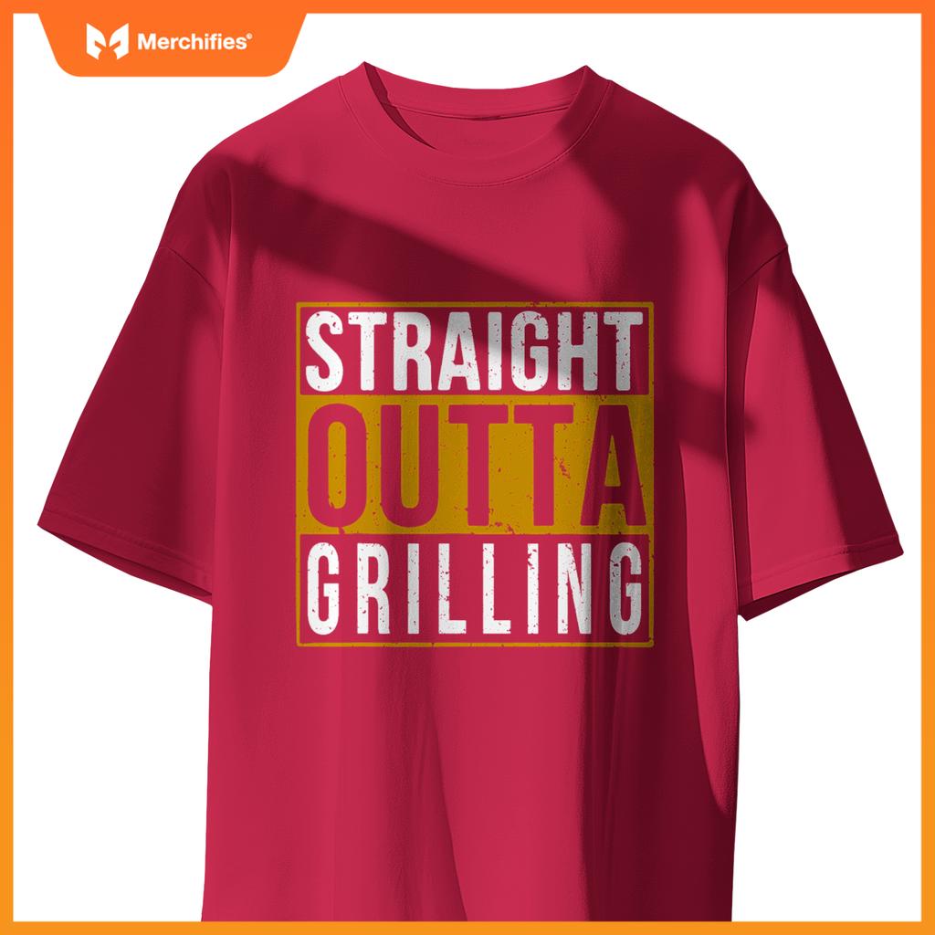 Straight Outta Grilling T - Cooking Chef T-Shirt